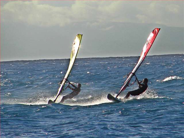 windsurfing