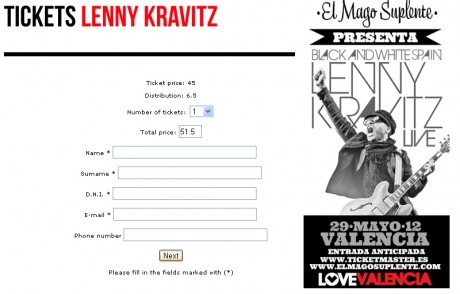 Concierto de Lenny Kravitz en Valencia