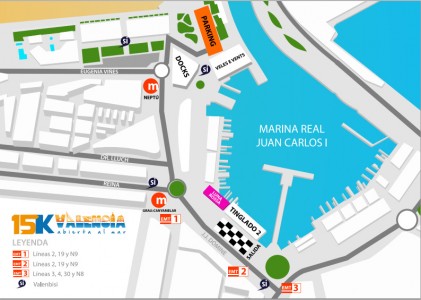 recorrido 15 k valencia abierta al mar