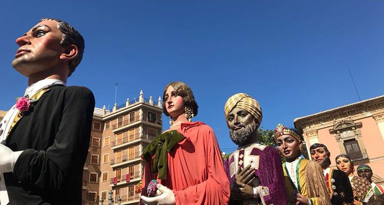 Cabezudos en el Corpus de Valencia