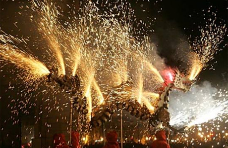 cabalgata del fuego