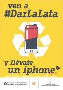 Ven a dar la lata y llévate un iphone5