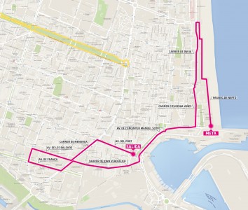 recorrido carrera de la mujer