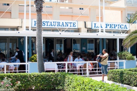 Beach restaurant La Pepica