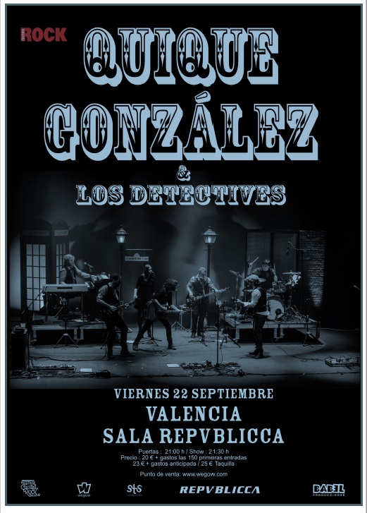 Concierto Quique Gonzalez en Valencia