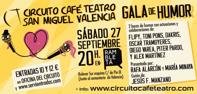 Gala de humor Circuito Café Teatro 2014