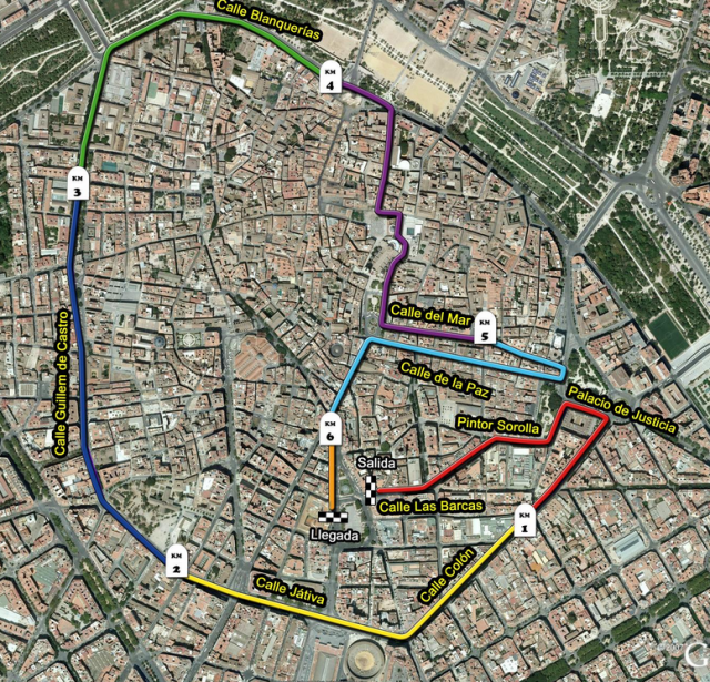 recorrido carrera