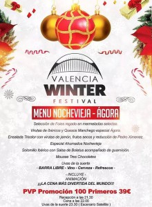 Cartel Cena ágora Valencia
