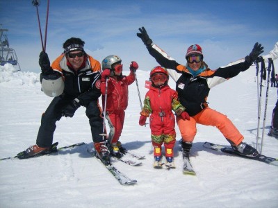 Esquí en familia