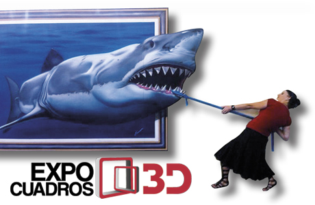 Expo Cuadros 3D Pintura Viva en Nuevo Centro Valencia
