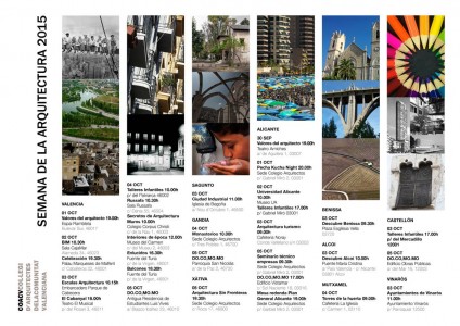 Programa Semana de la Arquitectura 2015