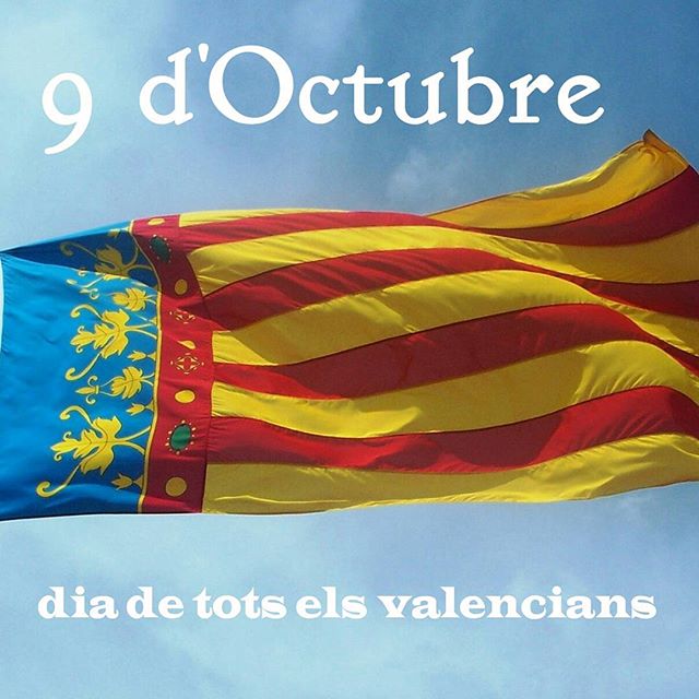 9 d'Octubre, día de VALÈNCIA, el dia de tots els valencians i valencianes !! Treu la Senyera i VISCA VALÈNCIA!!! VISCA LA TERRA !!! #diada #9 #9doctubre #valencia #senyera #lovevalencia #comunitatvalenciana #comunitat #valenciagram #totsjunts