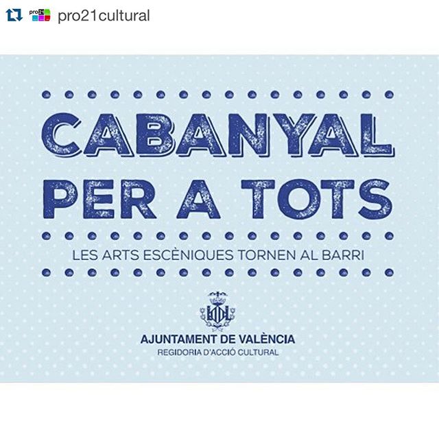 #Repost @pro21cultural with @repostapp.
???
Comença la nova temporada del Teatre El Musical del #Cabanyal. Nova etapa en la política cultural de #València! I nosaltres estén molt contents ??????? #teatro #valencia #cabanyal #barrio #cultura #art #love #happy #goodnews #music #concert #lovevalencia #lovecabanyal #barri #live #artsesceniques #smile #cute #arte @teatreelmusical