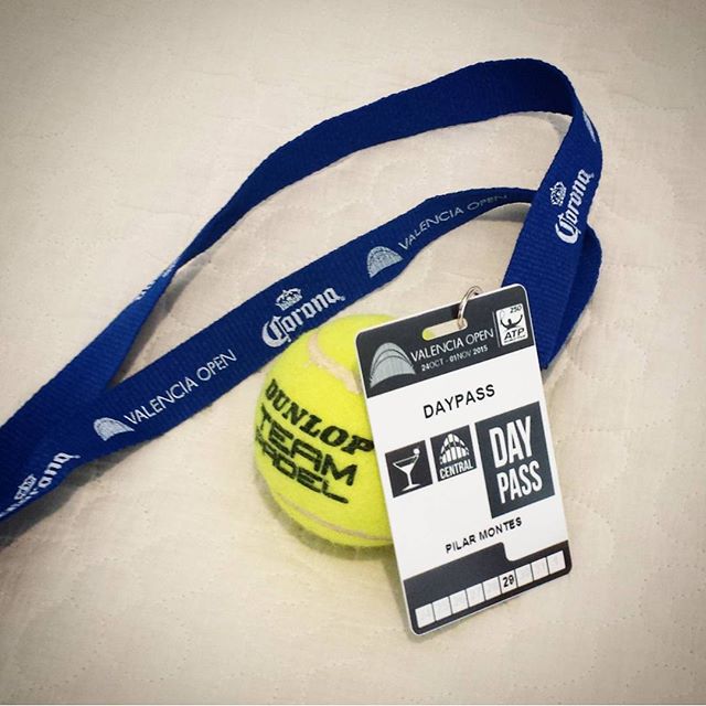 #valenciaopen2015 #tennis #instatennis #atp #sport #players #singles #doubles #racket #ball #net #greatday #lovetennis #valencia #minicapi #tenemosdetodo #lovevalencia #enjoy #happy #thetimeisnow #haveaniceweekend #peace #love #smile