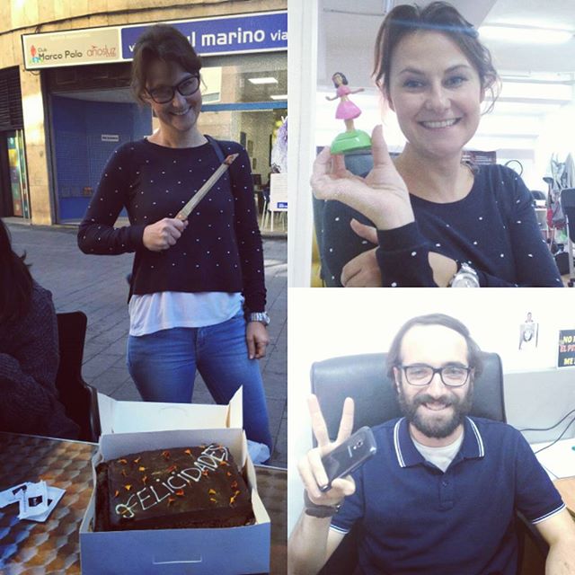 Hoy seguimos celebrando. Después del récord de #muysencillo_DIY pasamos a felicitar nuestros compañeros Ana Ropero y Carlos Martínez. ¡¡Felicidades!! ?? #artvisualstyle #lovevalencia #happybirthday