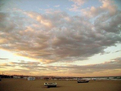 Malvarrosa Beach, Valencia, Spain