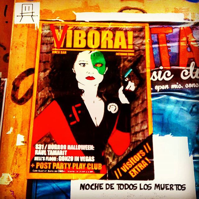 My view of Halloween in Valencia
@igersvalencia @igersspain #igersvalencia #igerartist #artist #valencia #spain #janebadler #actress #singer #cult @janebadlerworld #barridelcarme #vibora #poster #streart #urbanart #streerview #illustration #lovevalencia #lagarta #poramoralarte #sharingiscaring