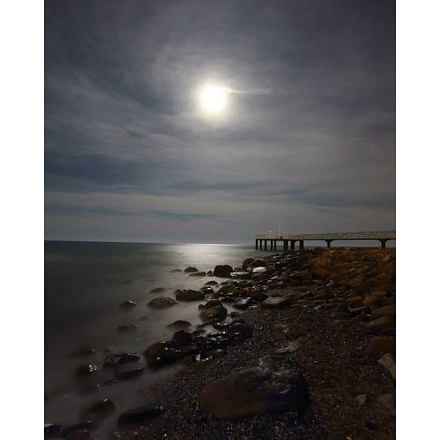 #paisajes#landscape #moon #beaches #fotonocturna #fotonoche #valencia #lovevalencia