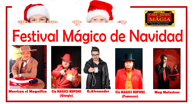 Festival mágico de navidad en casa museo de la magia