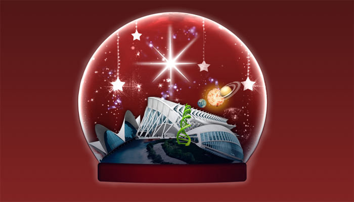 navidad en la ciudad de las artes y las ciencias