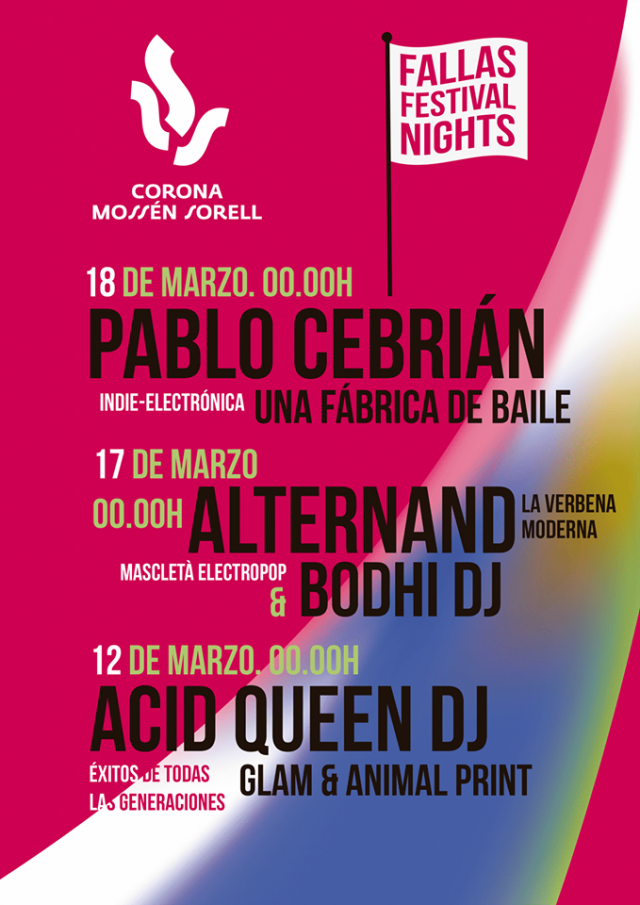 Falla Mossén Sorell-Corona Verbenas 2016