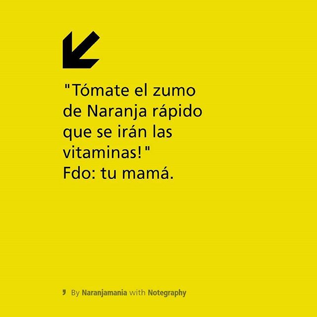 Firmado: la mamá. 
#vitaminas #naranjamania #naranjas #mama #valencia #gourmet #lovevalencia #salud #zumos #healthy #dieta #dietamediterranea