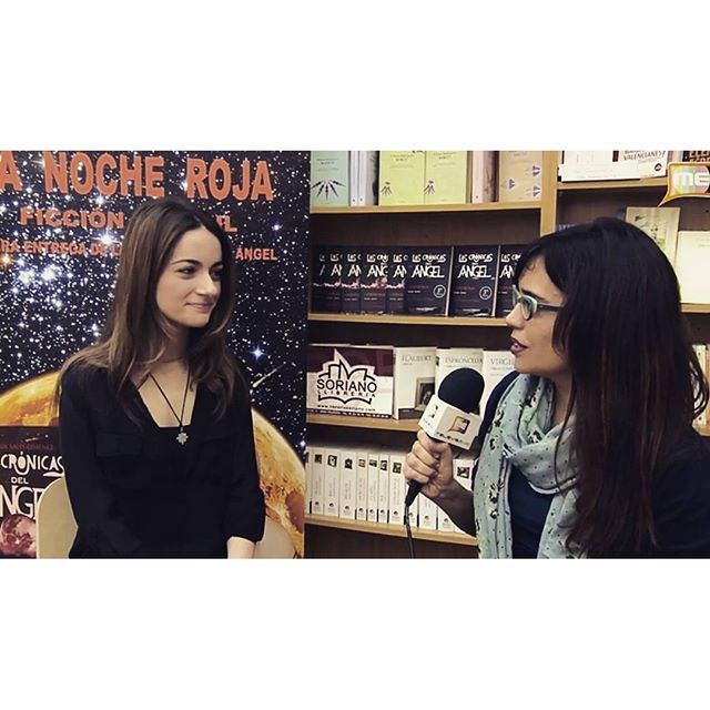 Entrevista a Marisol Sales , autora del libro La Noche Roja , el primero de 4 de la Saga #lascronicasdelangel en #libreriasoriano , #televisame #lovevalencia #entrevista #libros #librosmaravillosos #lanocheroja