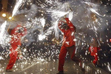 Fallas Valencia cabalgata del fuego 2016