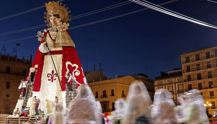 ofrenda de fallas 2016