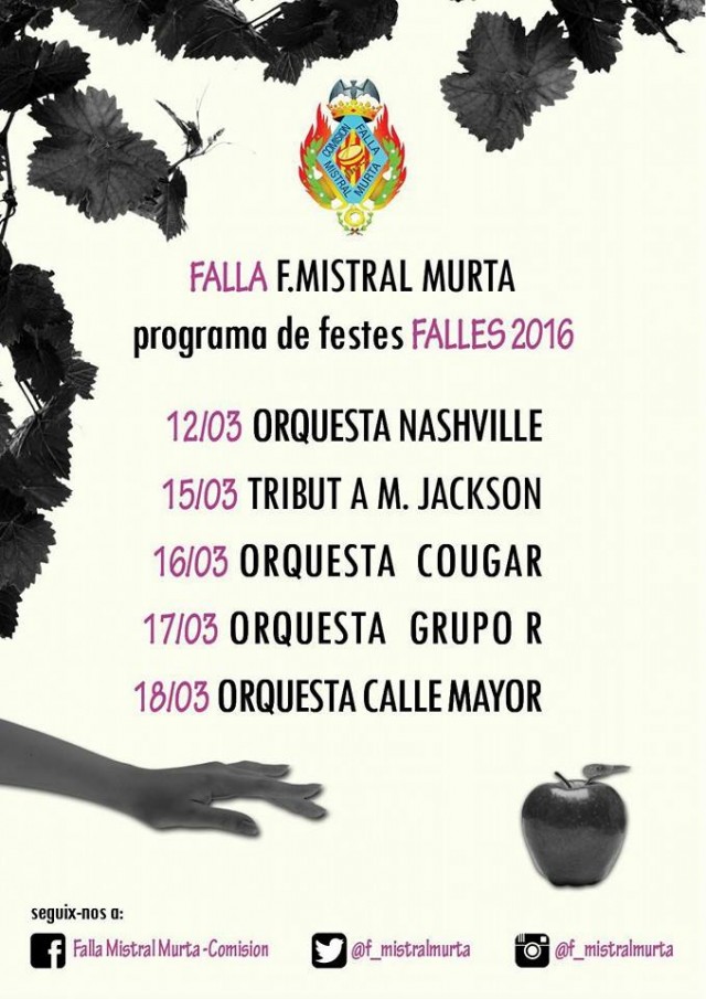 orquestas 2016 Falla Federico Mistral - Murta
