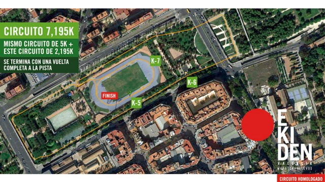 Circuito 7 K Maratón EKIDEN Valencia 2016