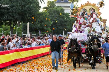 battaglia dei fiori a Valencia