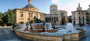 Veduta di Plaza de la Virgen, Valencia