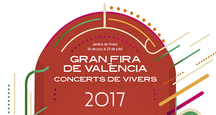 Feria de Julio de Valencia Conciertos 2017