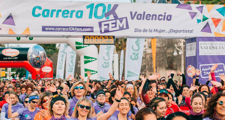 carrera día de la mujer deportista