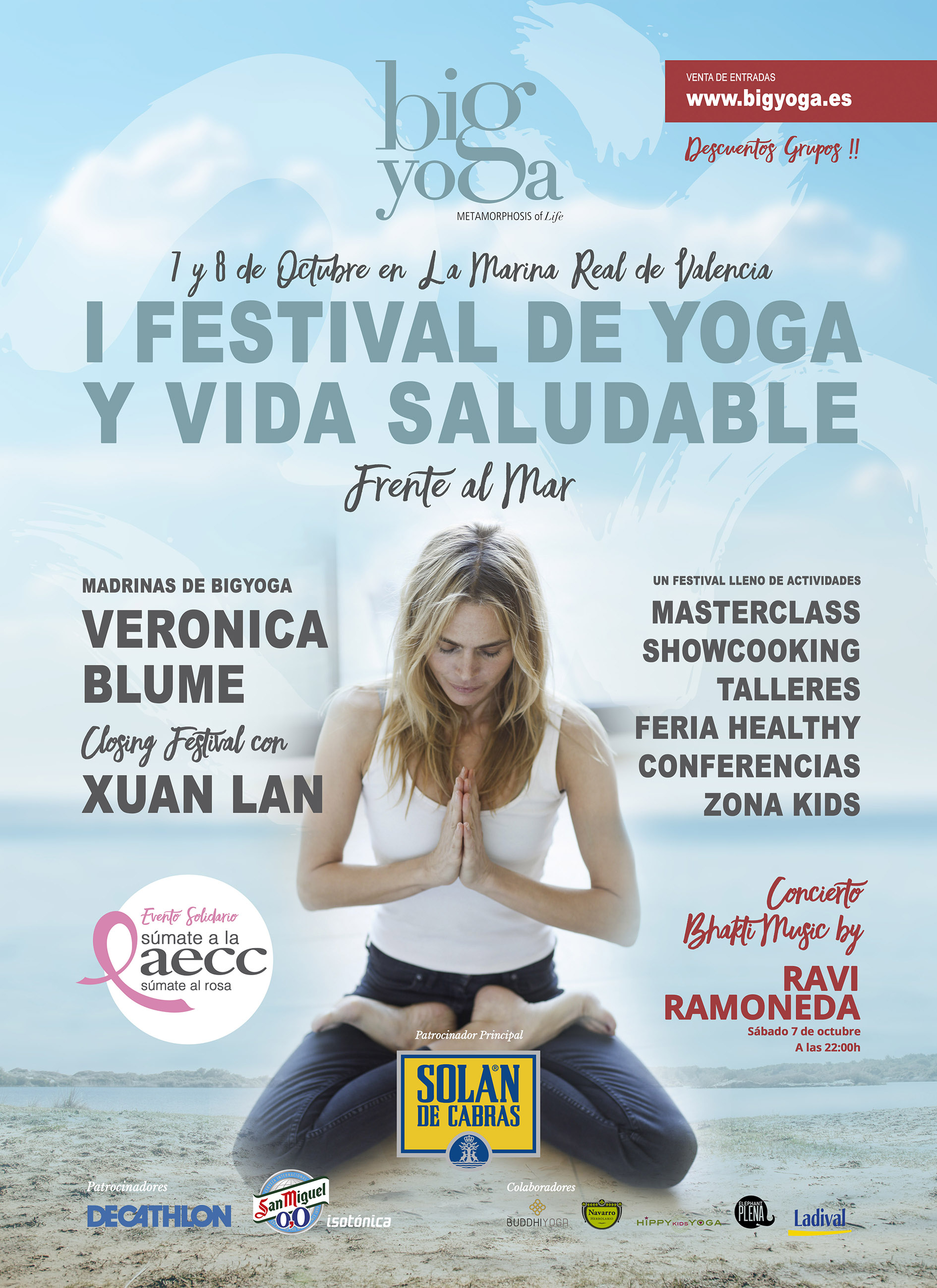 Macro evento de yoga en València 