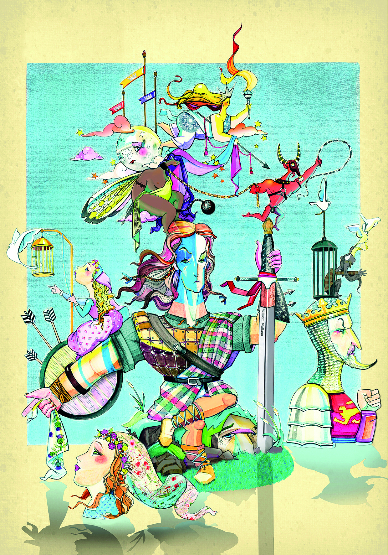Resultado de imagen de dibujos de fallas