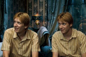 los actores James y Oliver Phelps en valencia