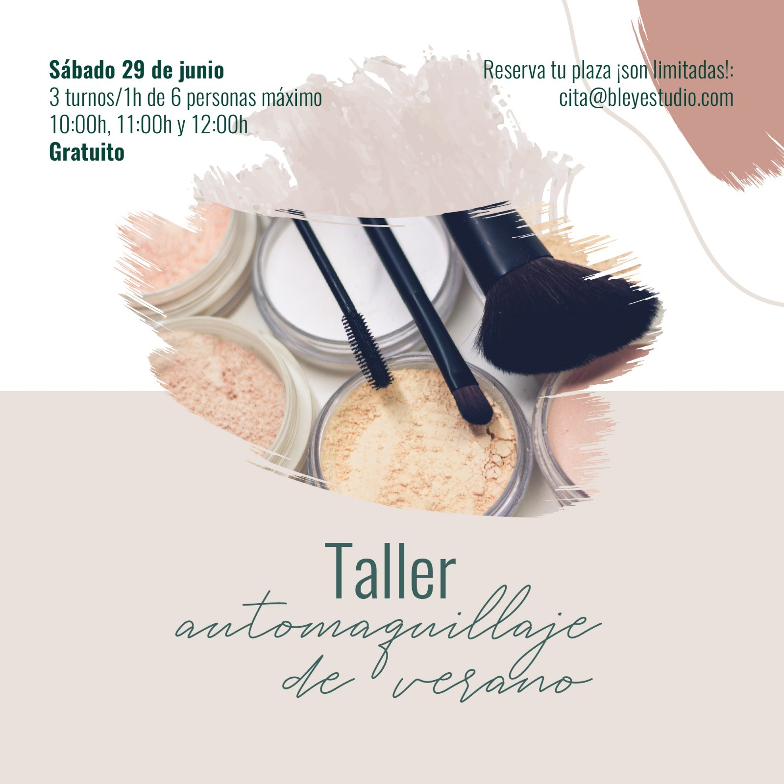 taller maquillaje verano valencia