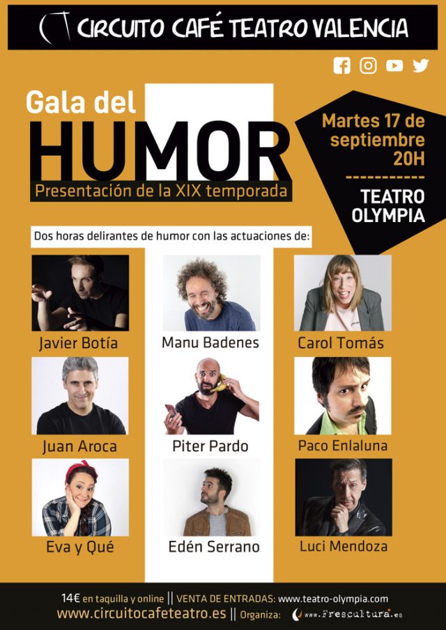 Gala del humor en Valencia