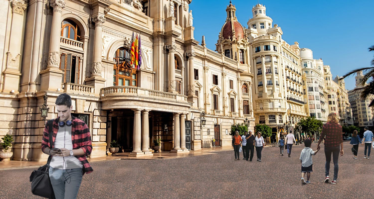 nuevo suelo del ayuntamiento de valencia