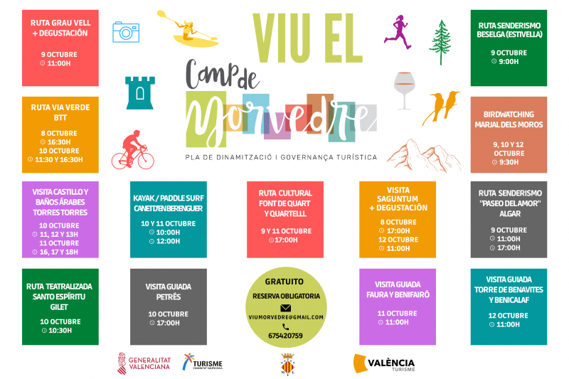 planes gratis puente de octubre