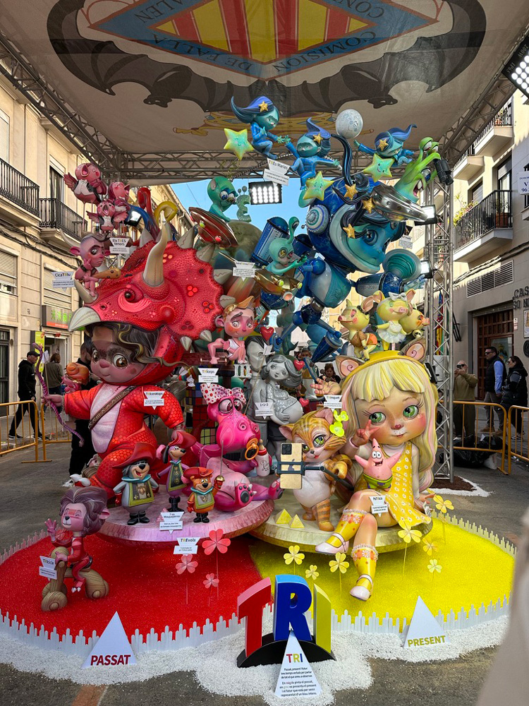 falla infantil de convento jerusalen de las fallas 2023