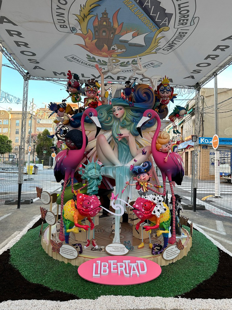 falla infantil malvarrosa de las fallas 2023